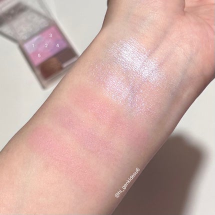 グロウフルールチークス(ブレンドタイプ)/キャンメイク/パウダーチークを使ったクチコミ(3枚目)