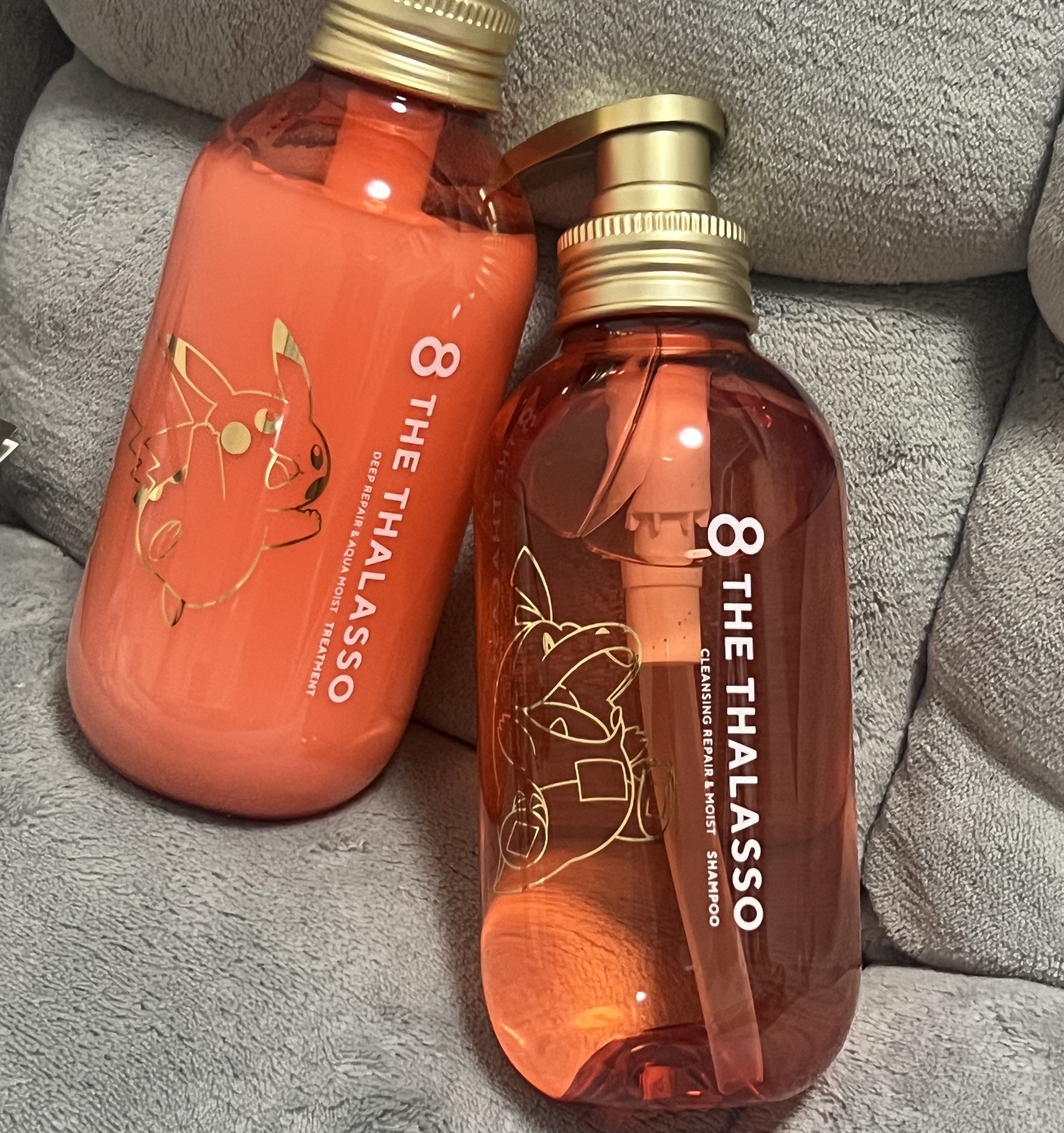 [旧商品]クレンジングリペア＆モイスト 美容液シャンプー／ディープリペア＆アクアモイスト 美容液トリートメント/エイトザタラソ/市販シャンプーを使ったクチコミ（1枚目）