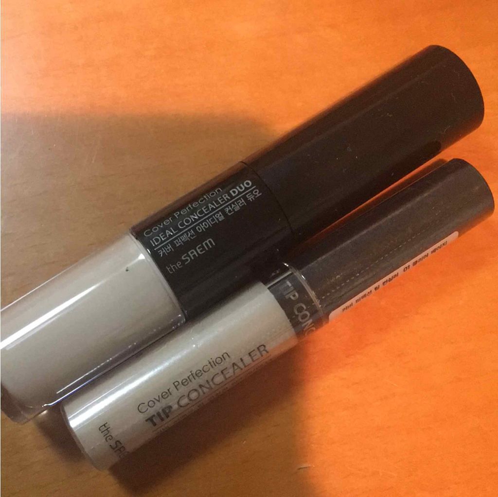 カバーパーフェクション チップコンシーラー/the SAEM/リキッドコンシーラーを使ったクチコミ（1枚目）