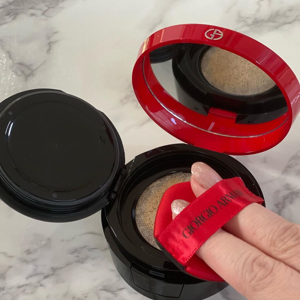 マイ アルマーニ トゥ ゴー クッション/ジョルジオ アルマーニ ビューティ/クッションファンデーションを使ったクチコミ(2枚目)