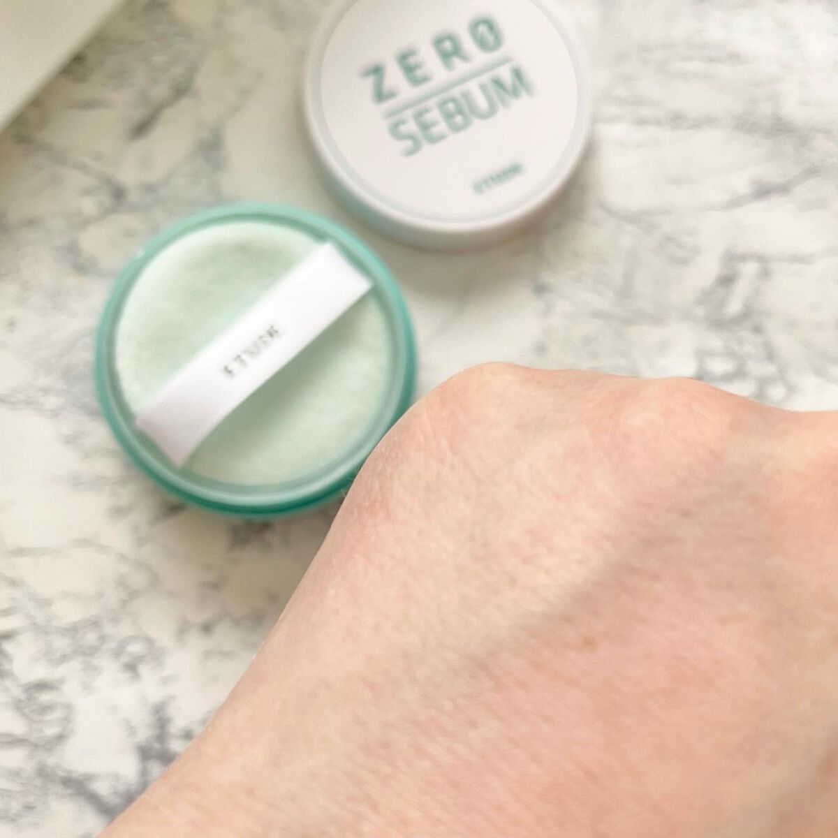 Zセバムドライングパウダー/ETUDE/フェイスパウダーを使ったクチコミ(3枚目)