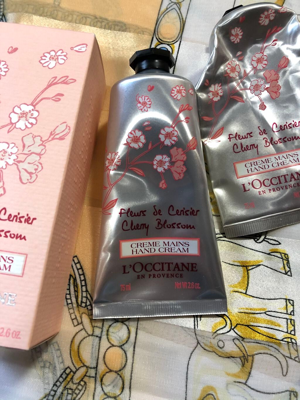 チェリーブロッサム ソフトハンドクリーム/L'OCCITANE/ハンドクリームを使ったクチコミ(1枚目)