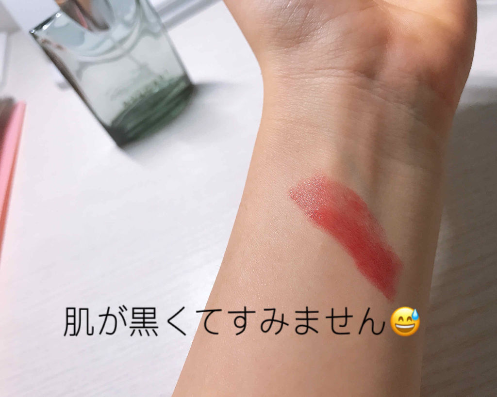 ラスティンググロスリップ/CEZANNE/口紅を使ったクチコミ（2枚目）