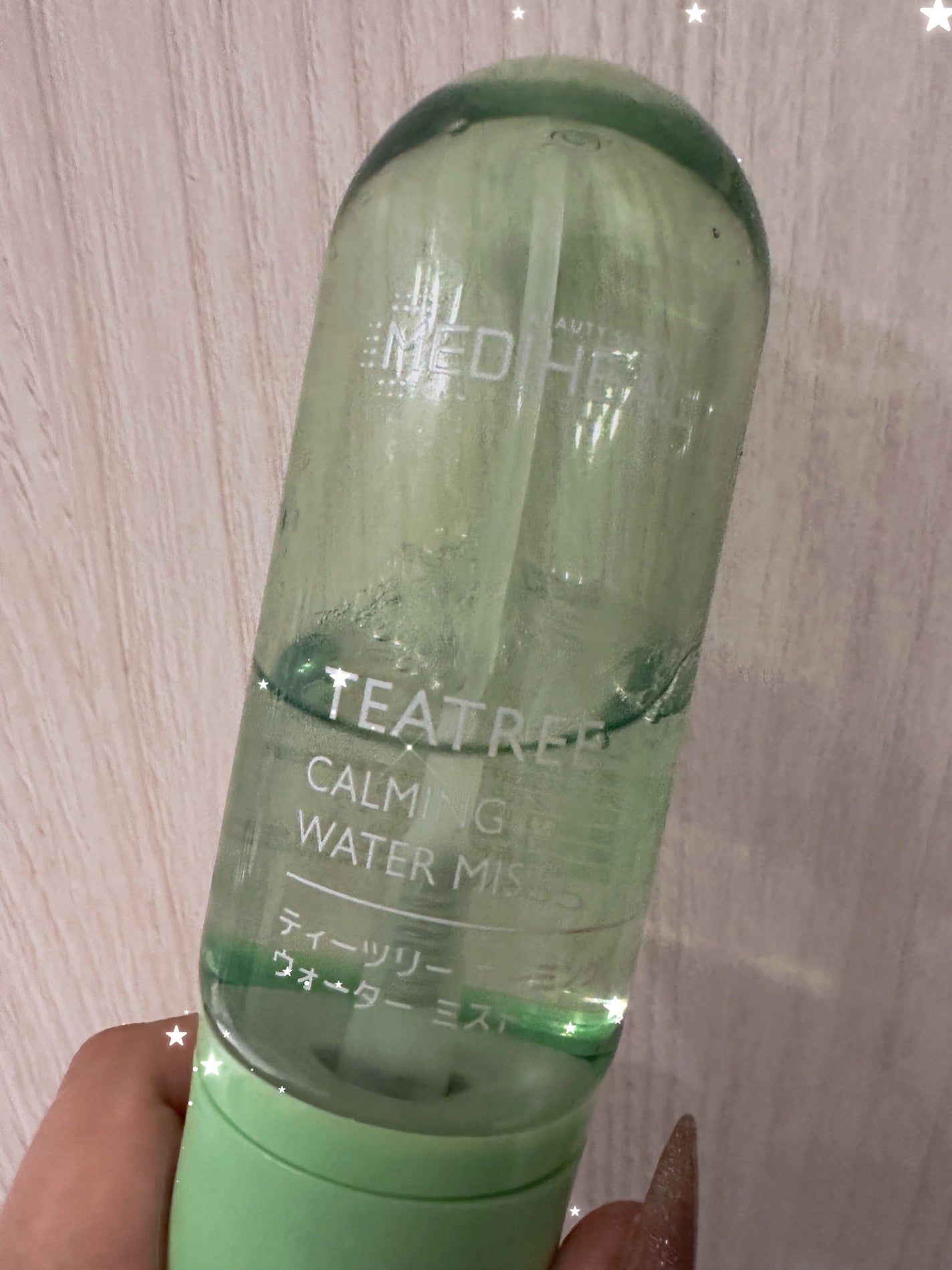ティーツリーカーミングウォーターミスト/MEDIHEAL/ミスト状化粧水を使ったクチコミ(1枚目)