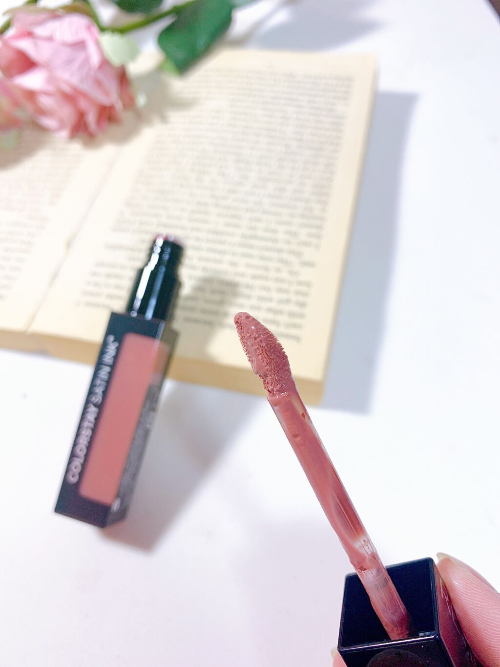 カラーステイ サテン インク/REVLON/口紅を使ったクチコミ(7枚目)