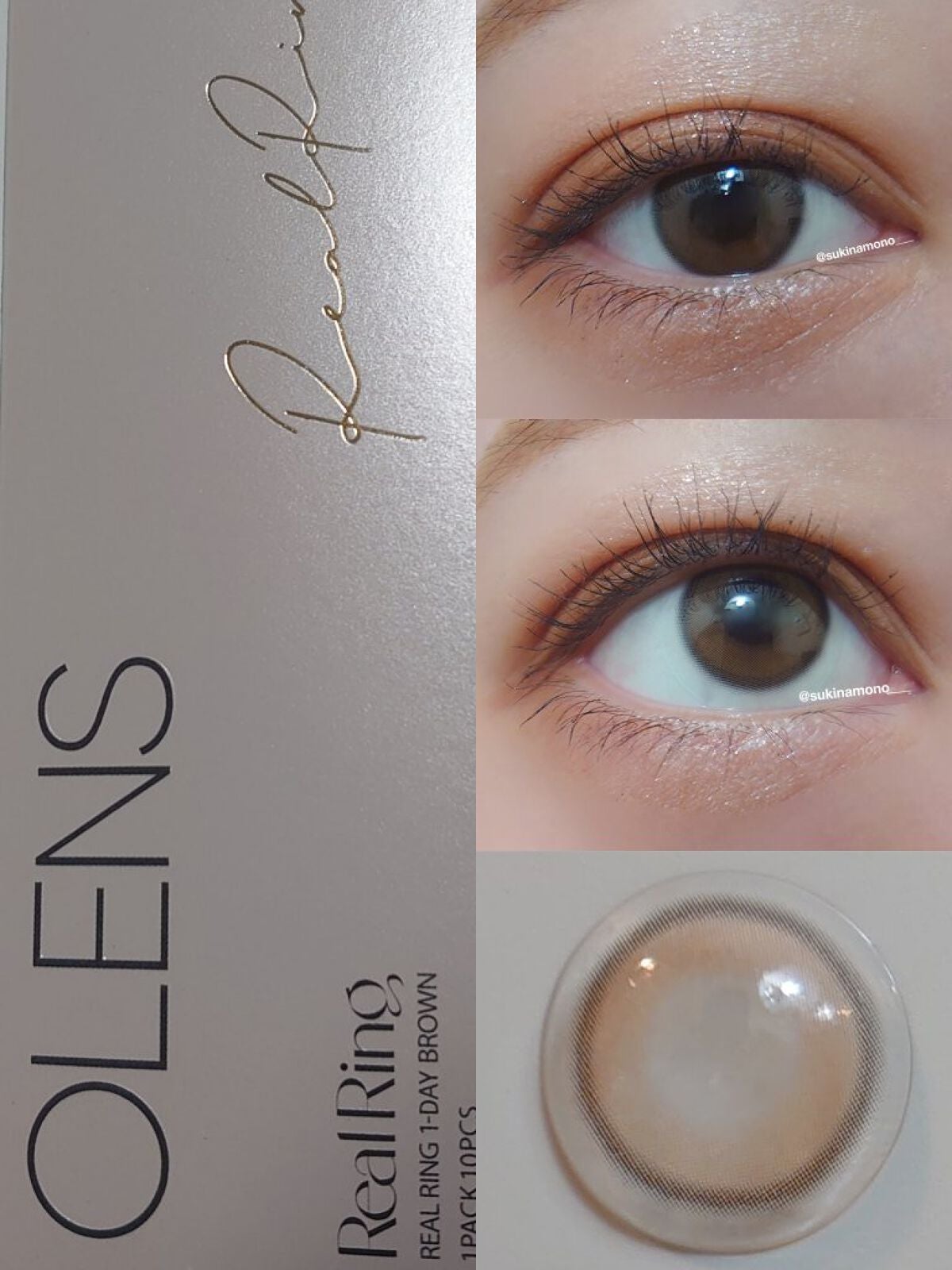 Real Ring 1day/OLENS/ワンデー(1DAY)カラコンを使ったクチコミ(2枚目)