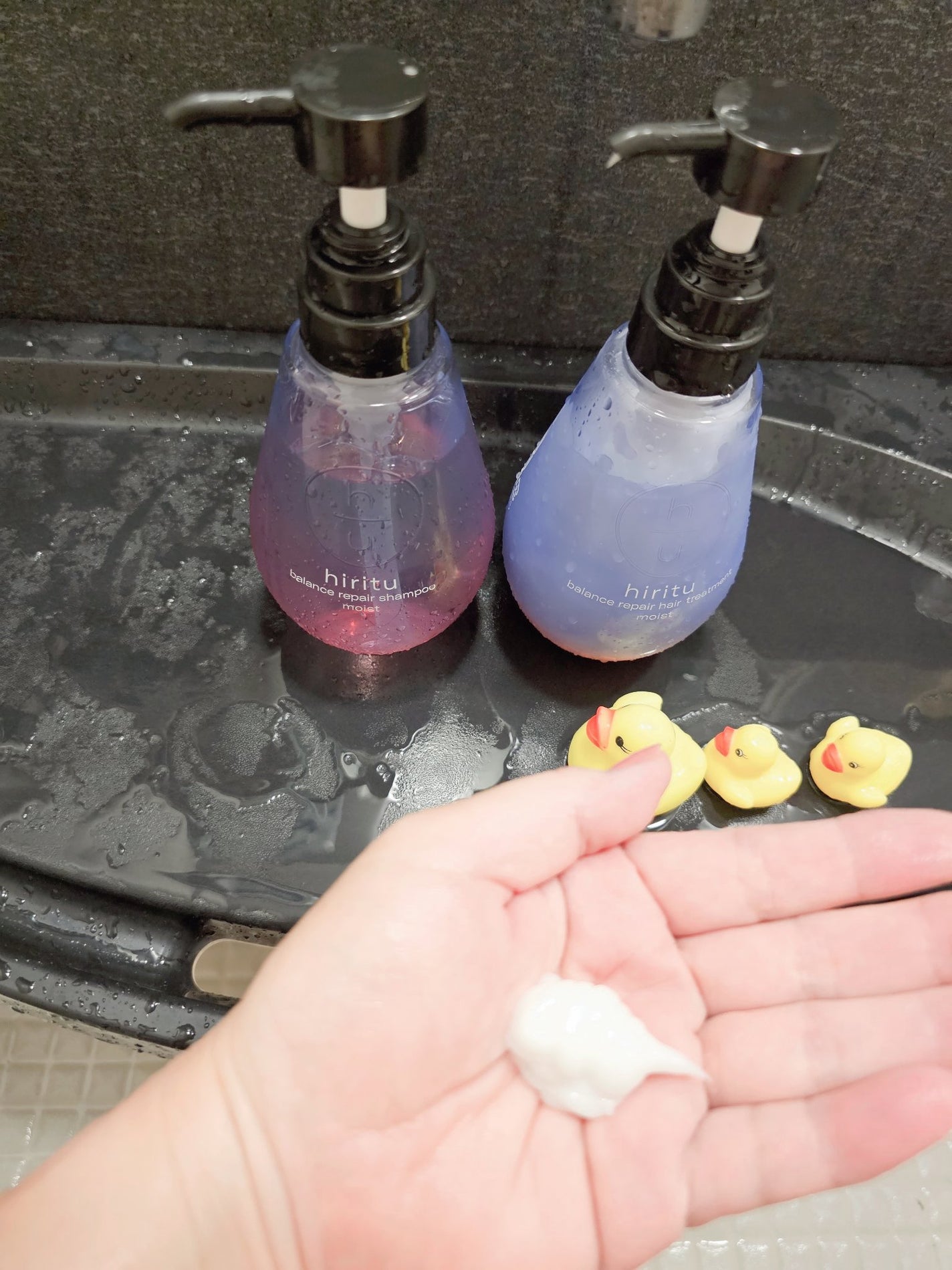 バランスリペア シャンプー/ヘアトリートメント モイスト/hiritu/市販シャンプーを使ったクチコミ(5枚目)