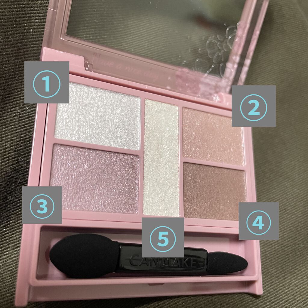 パーフェクトスタイリストアイズ/キャンメイク/アイシャドウパレットを使ったクチコミ（3枚目）