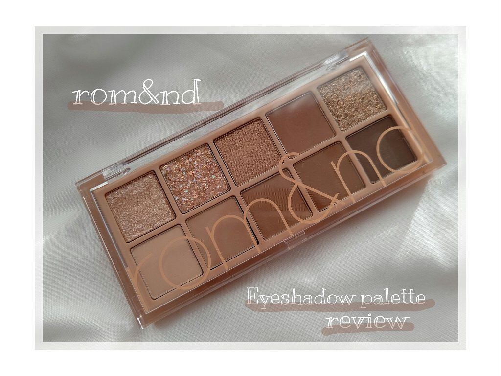 ベターザンパレット/rom&nd/アイシャドウパレットを使ったクチコミ(1枚目)
