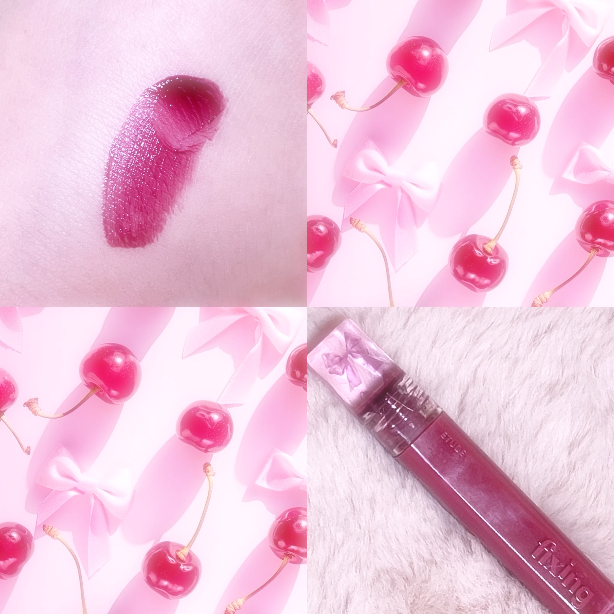 グロウ フィクシングティント レッドサングリア/ETUDE/リップティントを使ったクチコミ（1枚目）