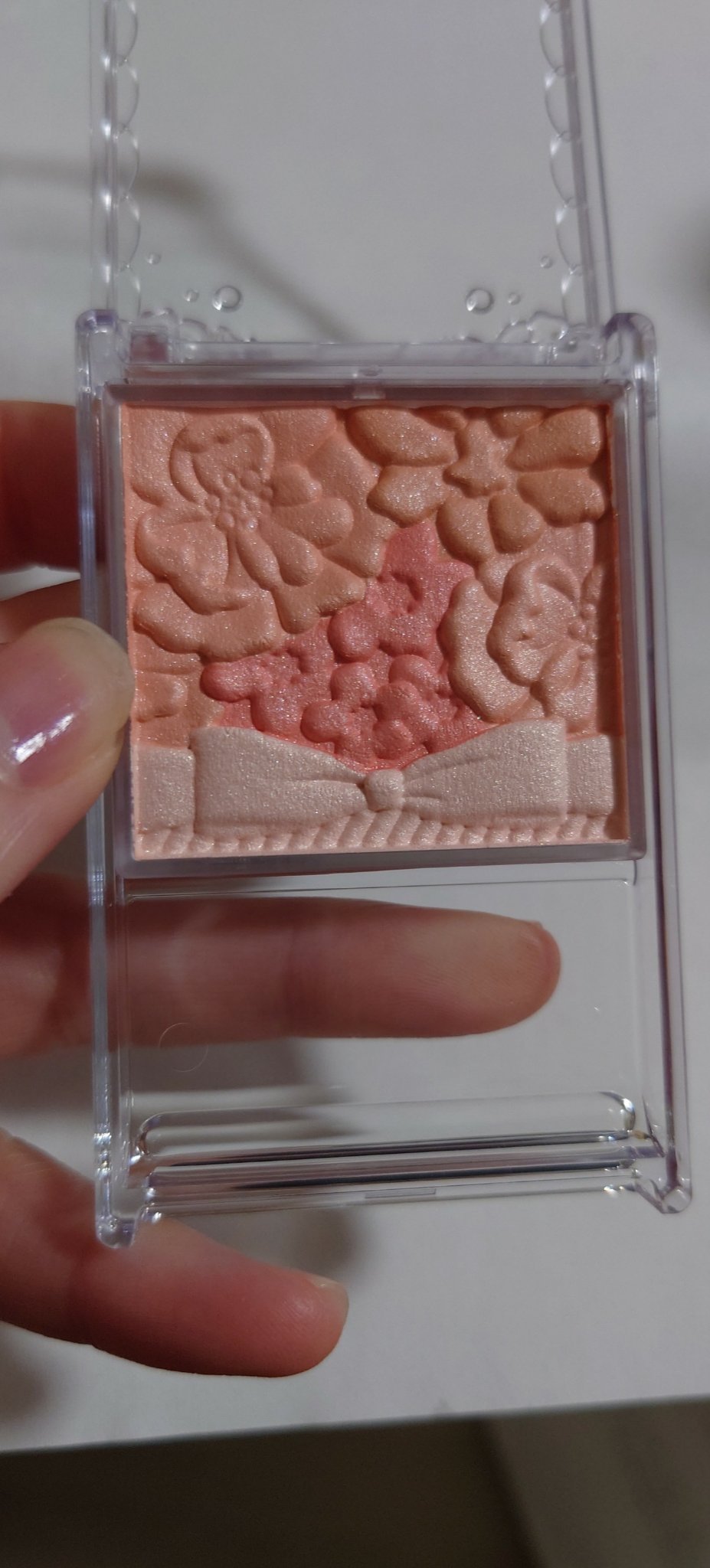 グロウフルールチークス 01 ピーチフルール/キャンメイク/パウダーチークを使ったクチコミ（2枚目）