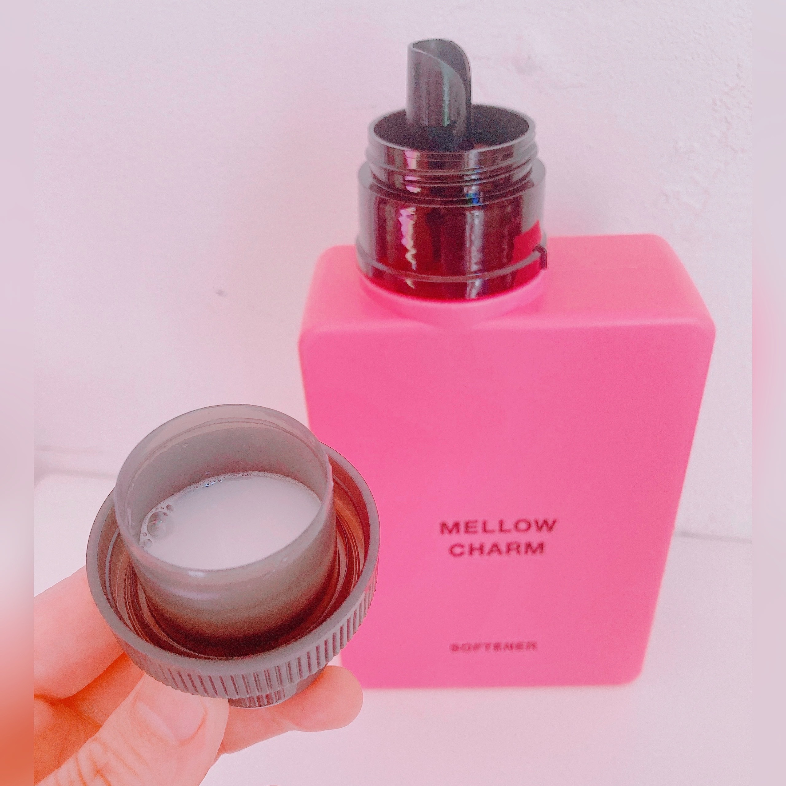 柔軟剤ラッキーピンクフラワーの香り/MELLOW CHARM/柔軟剤を使ったクチコミ（2枚目）