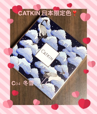 長相思シリーズ 9色アイシャドウパレット C04 冬雪（ふぶき）（日本限定色）/CATKIN/アイシャドウパレットを使ったクチコミ（1枚目）