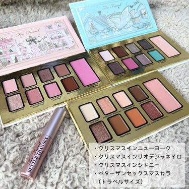 クリスマス アラウンド ザ ワールド メイクアップコレクション/Too Faced/メイクアップキットを使ったクチコミ（2枚目）