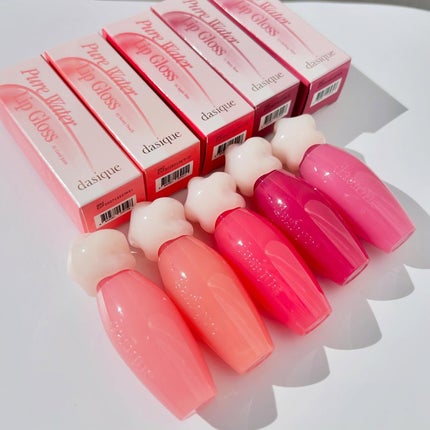 ピュアウォーターリップグロス/dasique/リップグロスを使ったクチコミ(7枚目)