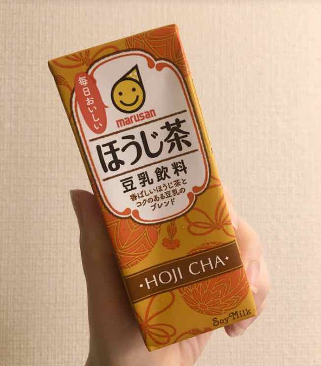 マルサンアイ 豆乳飲料　ほうじ茶のクチコミ「マルサンの豆乳
ほうじ茶を飲みました◡̈⃝︎

豆乳の味が強くて、
ほのかにほうじ茶の味がしま.....」（1枚目）