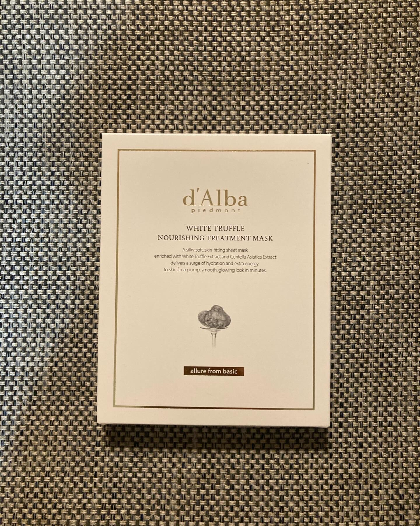 ホワイトトリュフナリシングトリートメントマスク/ダルバ/シートマスク・パックを使ったクチコミ（2枚目）