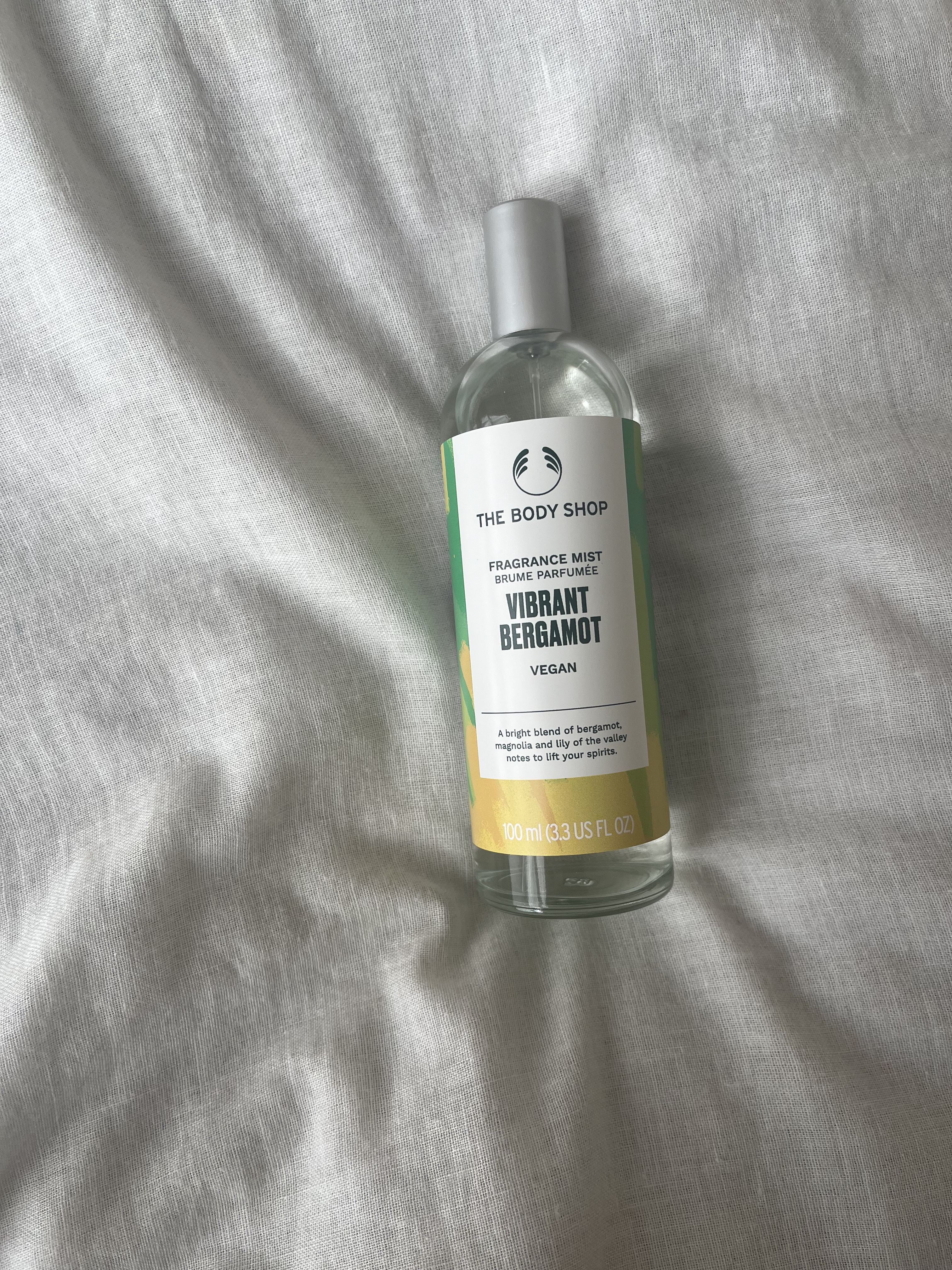 ヴァイブラント ベルガモット フレグランスミスト/THE BODY SHOP/香水(その他)を使ったクチコミ（1枚目）