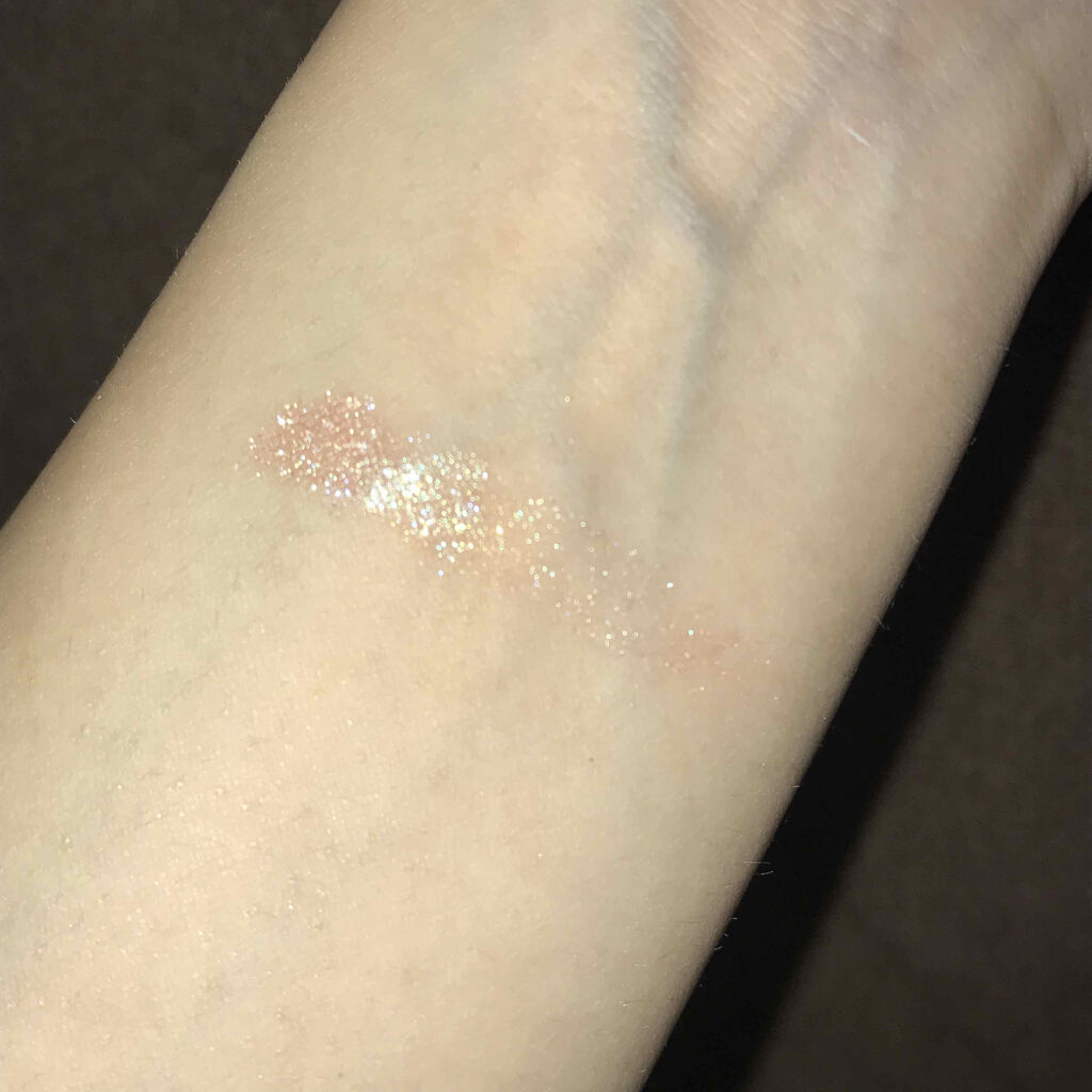 グリッター シャドウ カラー/rom&nd/グリッターを使ったクチコミ（3枚目）