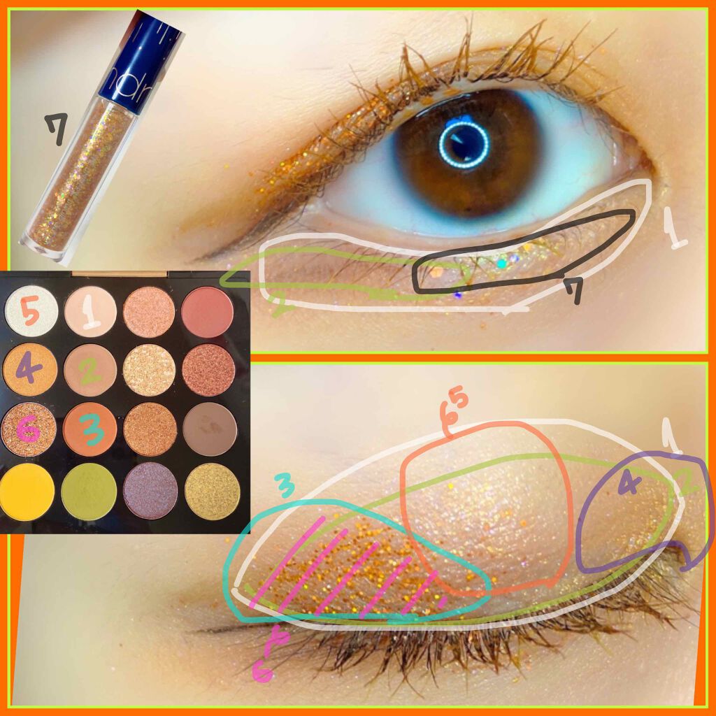 大英博物館 エジプトシリーズ アイシャドウパレット/ZEESEA/アイシャドウパレットを使ったクチコミ(2枚目)