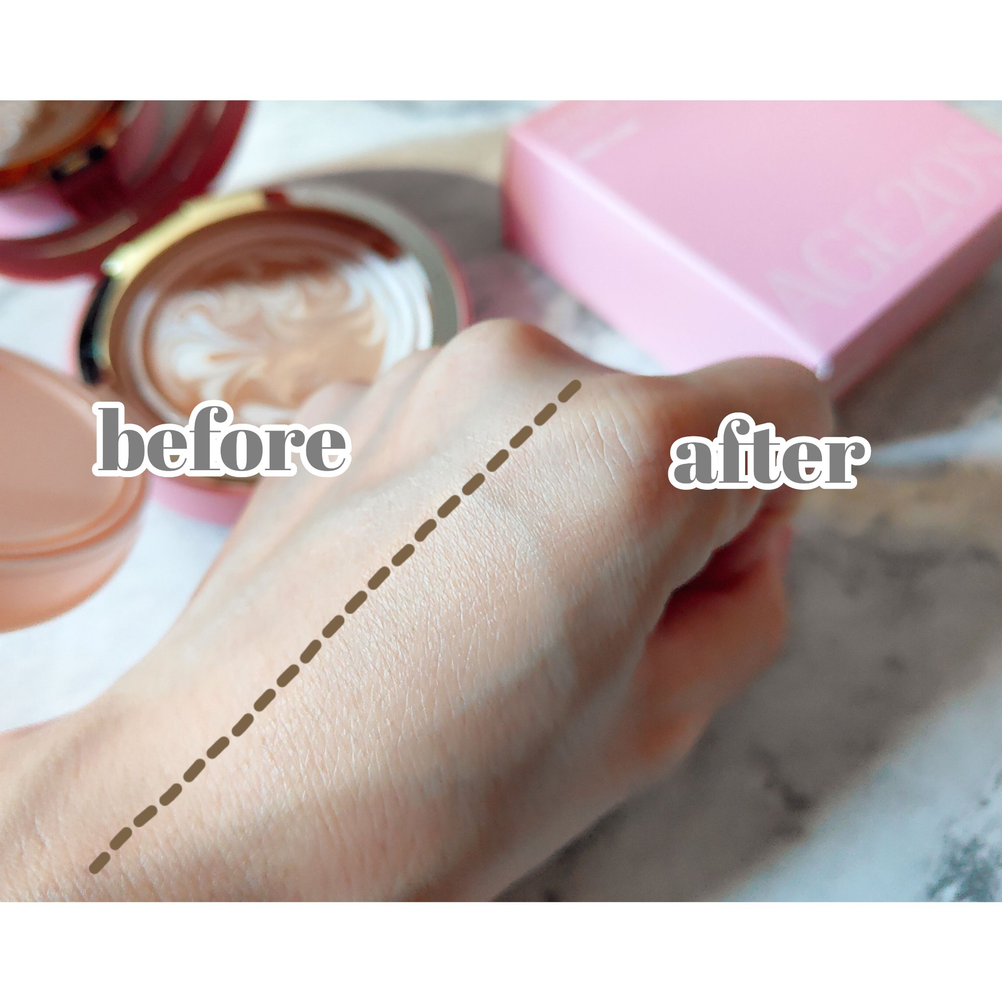 ヴェールヌーディ エッセンスパクトグロウ/AGE20’s/クリーム・エマルジョンファンデーションを使ったクチコミ（3枚目）