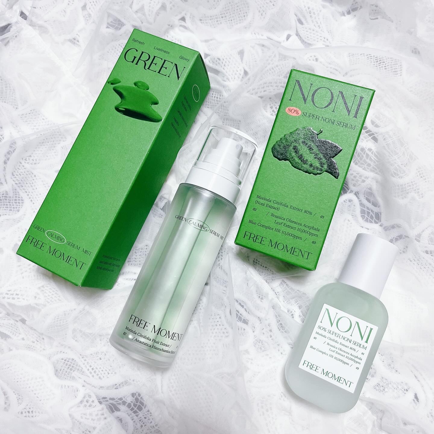 グリーンカーミングセラムミスト/Free Moment /ミスト状化粧水を使ったクチコミ（1枚目）