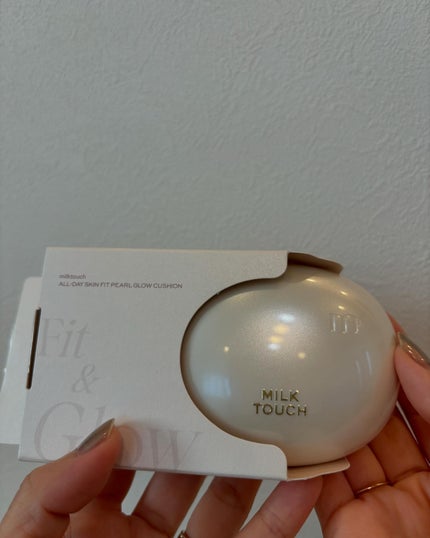 オールデイスキンフィットパールグロウクッション/Milk Touch/クッションファンデーションを使ったクチコミ(7枚目)