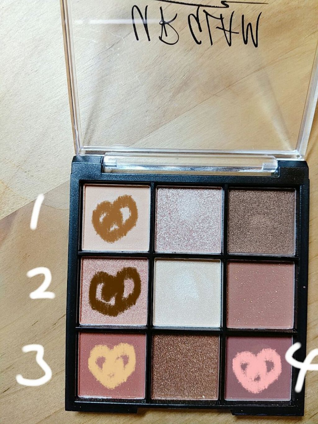 UR GLAM　BLOOMING EYE COLOR PALETTE/U R GLAM/アイシャドウパレットを使ったクチコミ（3枚目）
