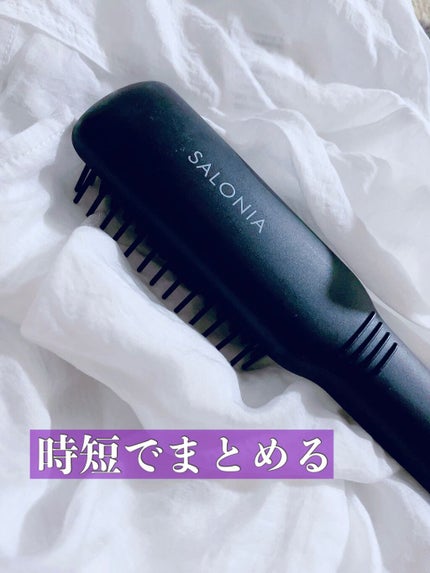 ストレートヒートブラシ スリム /SALONIA/ヒートブラシを使ったクチコミ(1枚目)