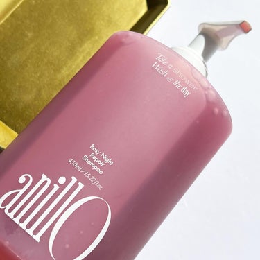 ANILLO ロージーナイトリペアシャンプー/アンプルトリートメントのクチコミ「✴︎

ANILLO
Rosy Night Repair Shampoo
Rosy Night.....」（3枚目）