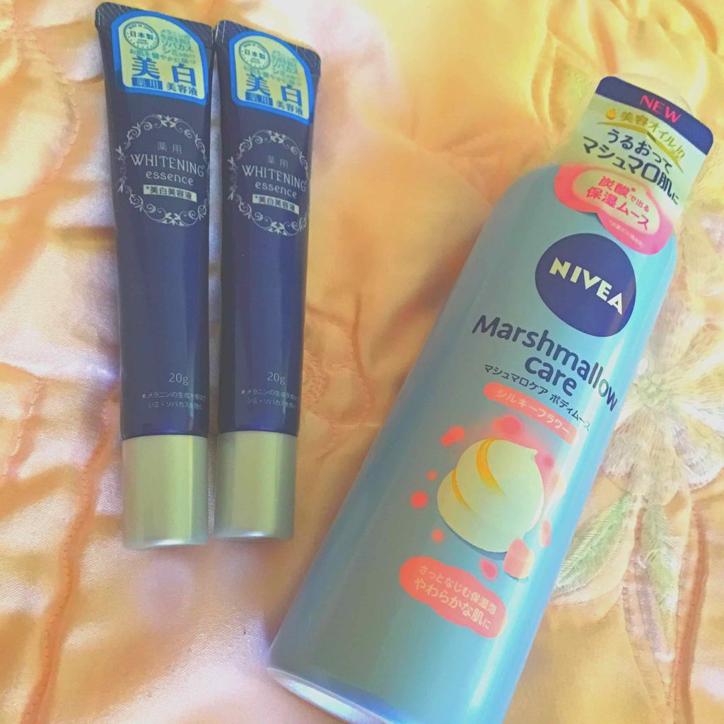 マシュマロケア ボディムース シルキーフラワー/ニベア/ボディローションを使ったクチコミ（1枚目）