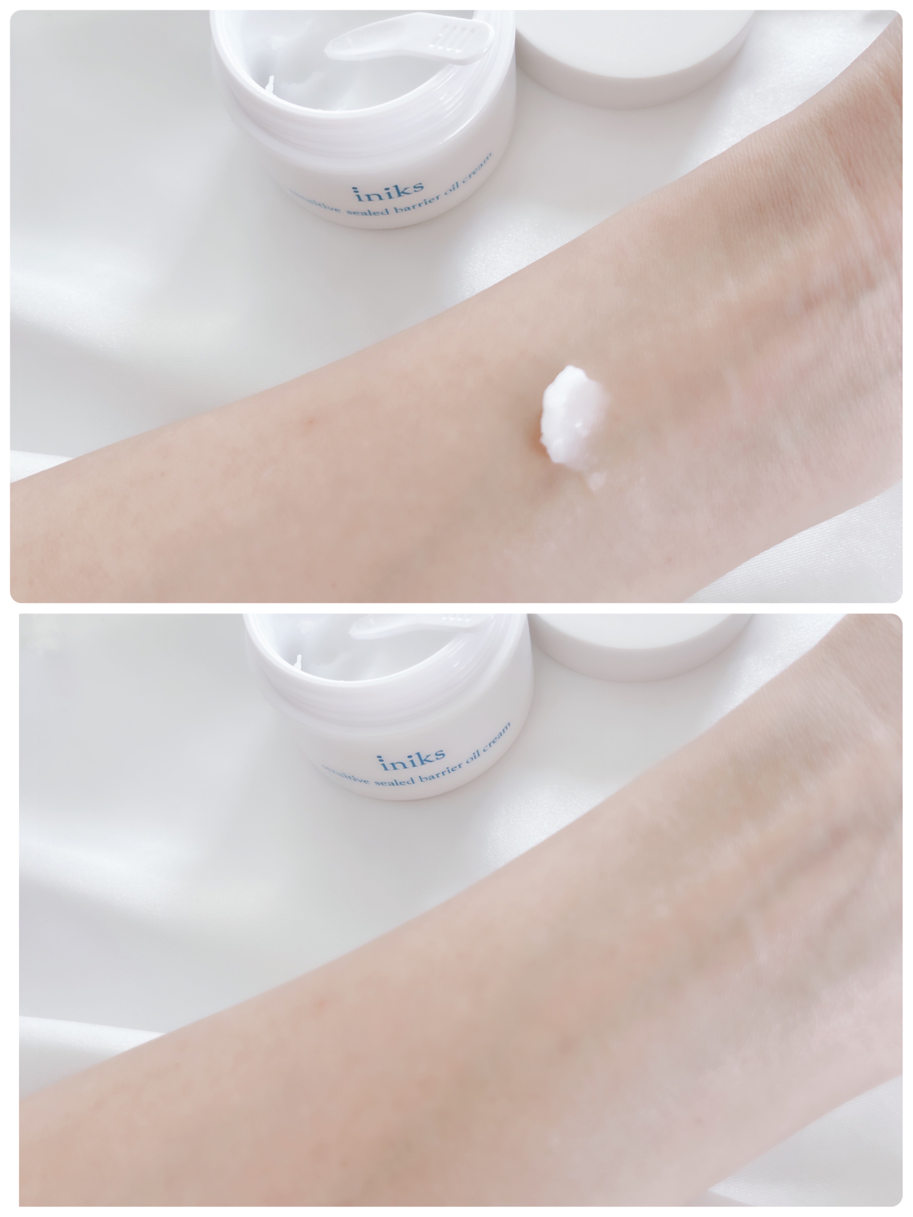 センシティブ シールドバリア オイルクリーム/iniks/フェイスクリームを使ったクチコミ（3枚目）