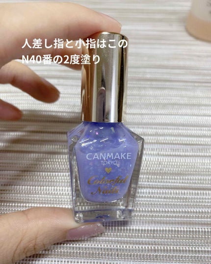 カラフルネイルズ/キャンメイク/マニキュアを使ったクチコミ(2枚目)