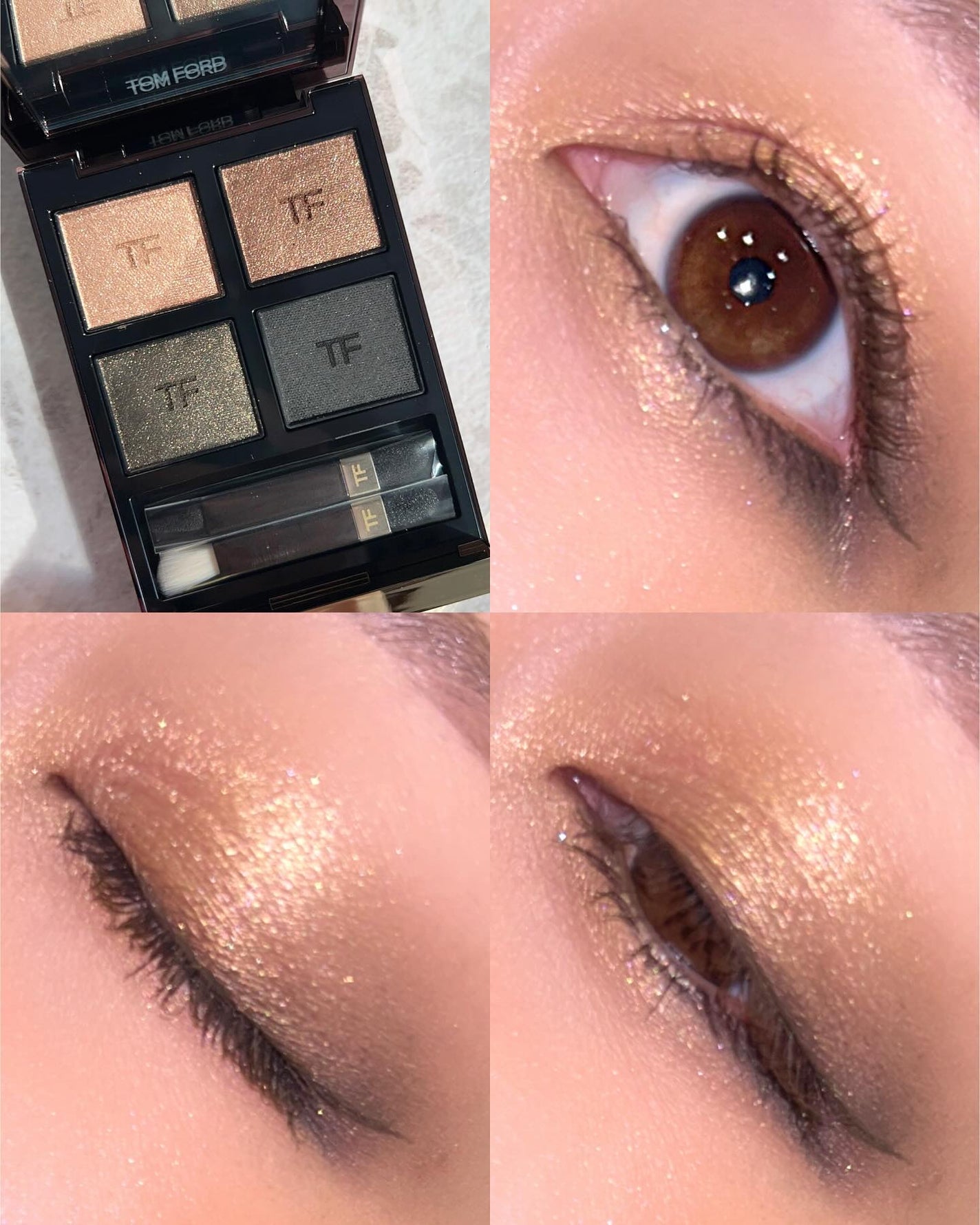 アイ カラー クォード/TOM FORD BEAUTY/アイシャドウパレットを使ったクチコミ(2枚目)