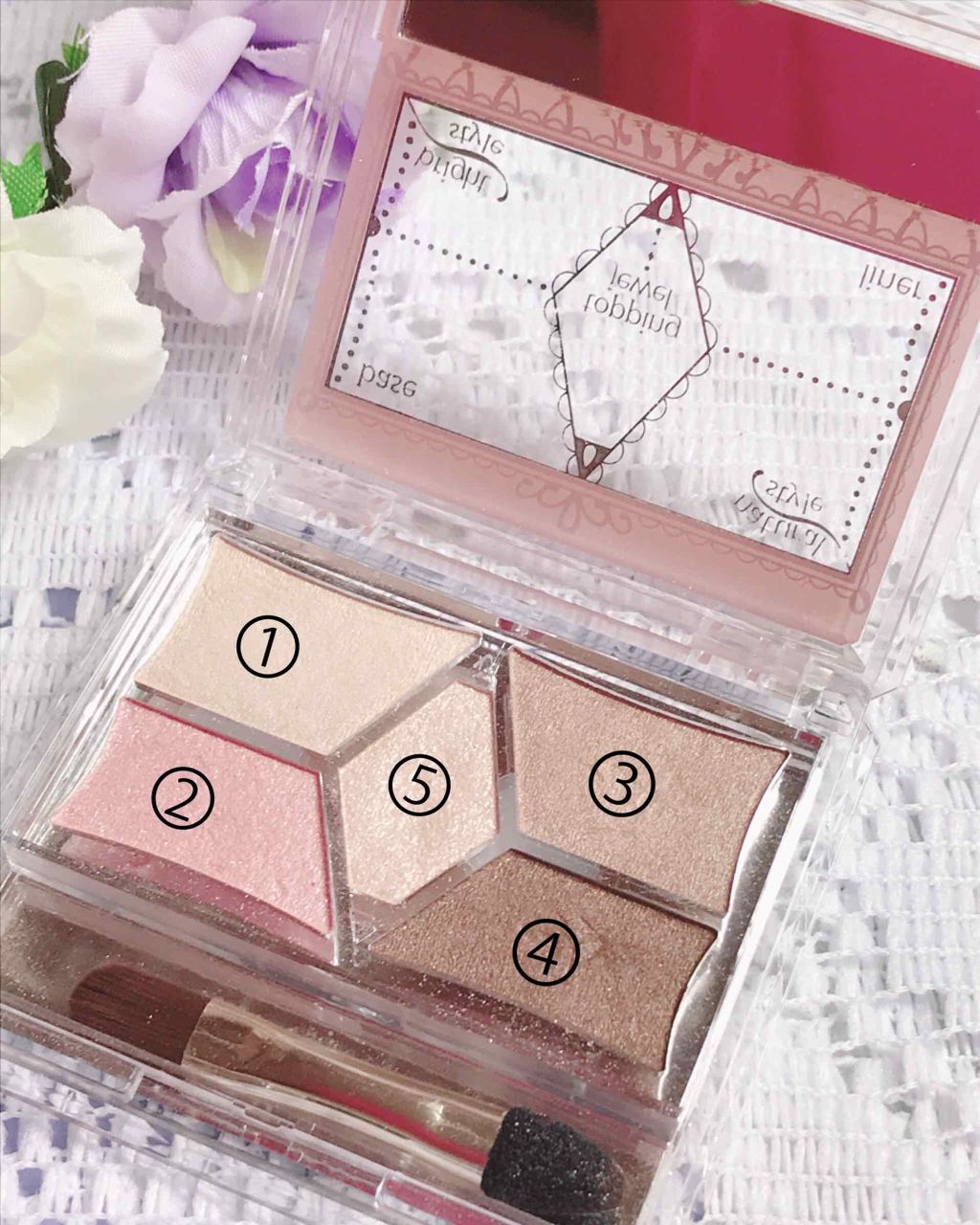 【旧品】パーフェクトスタイリストアイズ/キャンメイク/アイシャドウパレットを使ったクチコミ(2枚目)