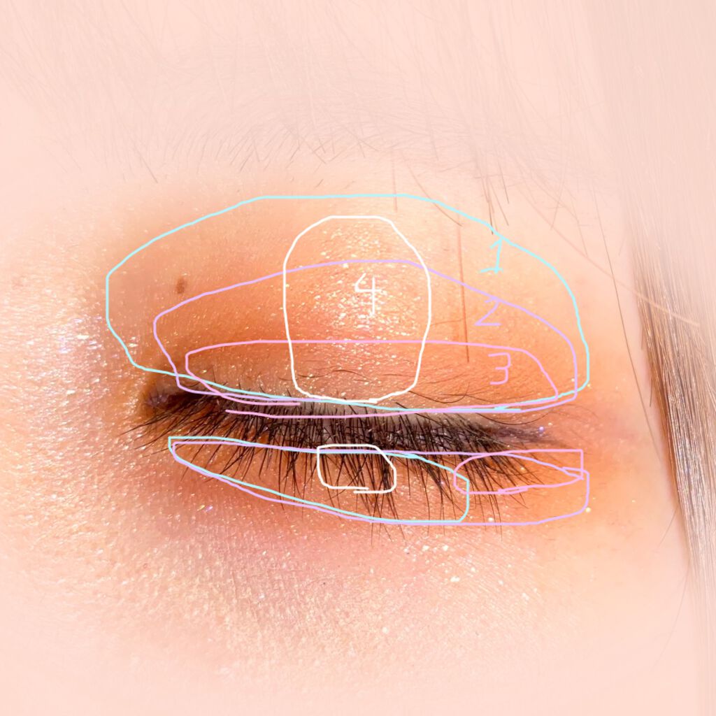 ジュエルスターアイズ 16 ジュエリーシュガーベージュ/キャンメイク/ジェル・クリームアイシャドウを使ったクチコミ（3枚目）