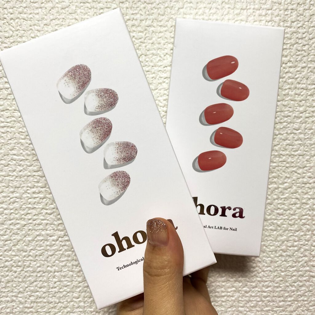 セミキュアジェルネイル（ハンド） NB-021 N Juliet /ohora/ネイルシールを使ったクチコミ（2枚目）
