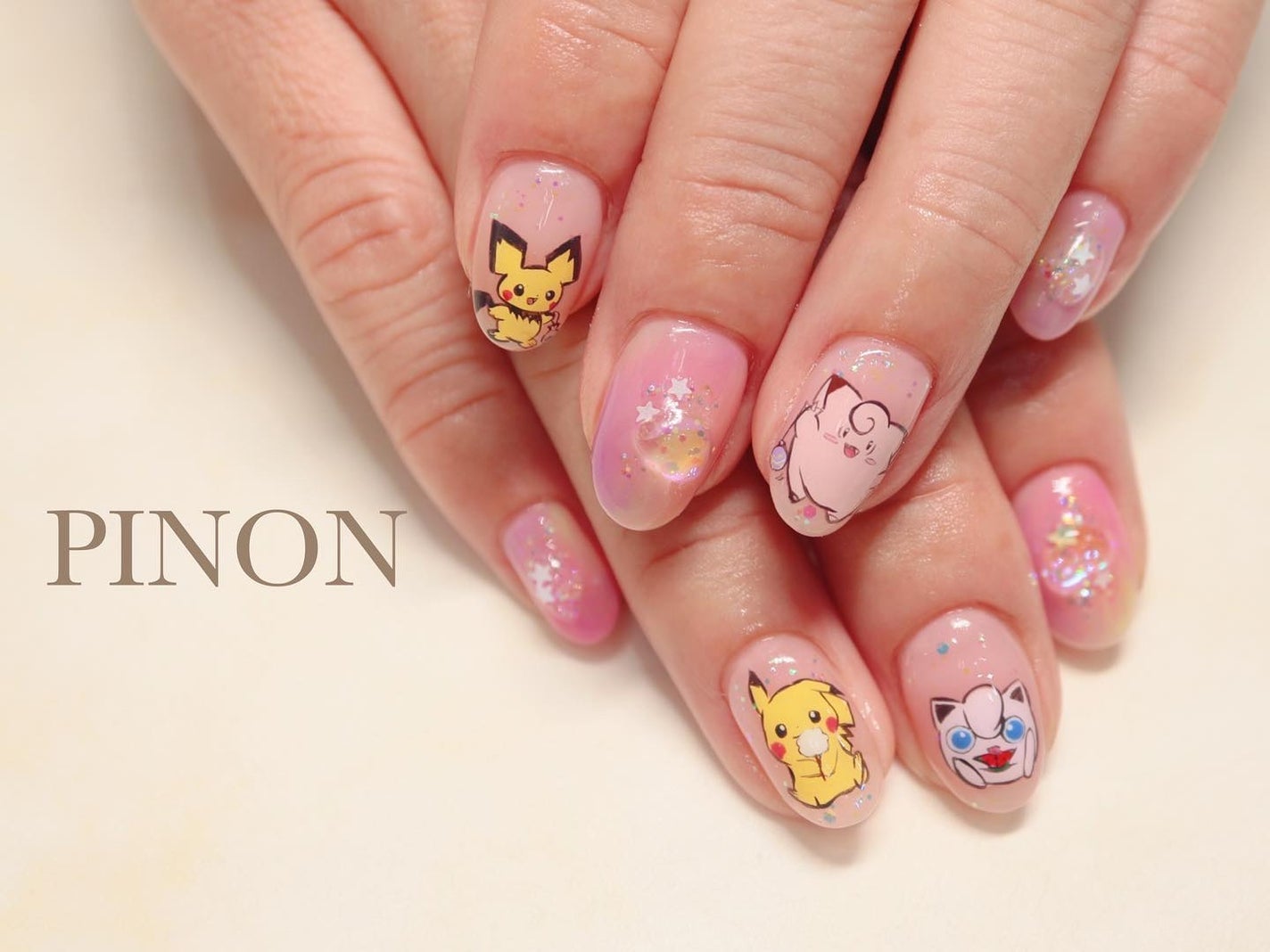 shino on LIPS 「ポケモン(ピカチュウ、ピッピ、プリン)でおまかせ頂いたので夏祭..」(1枚目)