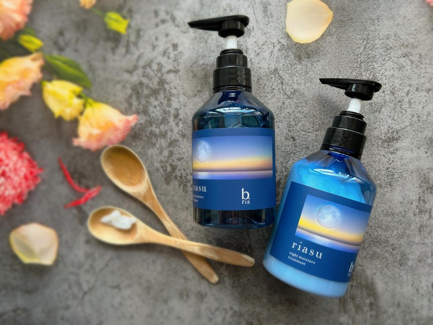 リアス ナイト モイスチャー シャンプー/トリートメント シトラスハーブの⾹り トリートメント 380g/riasu/市販シャンプーを使ったクチコミ（1枚目）