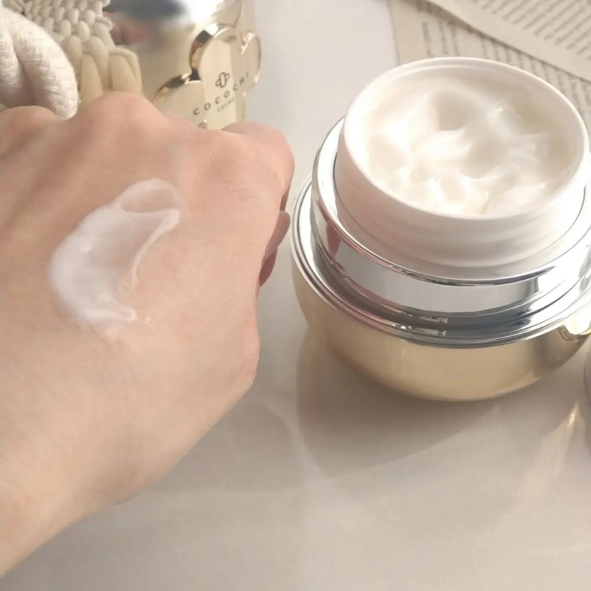 フェイシャル エッセンス クリームマスク/COCOCHI/フェイスクリームを使ったクチコミ（3枚目）