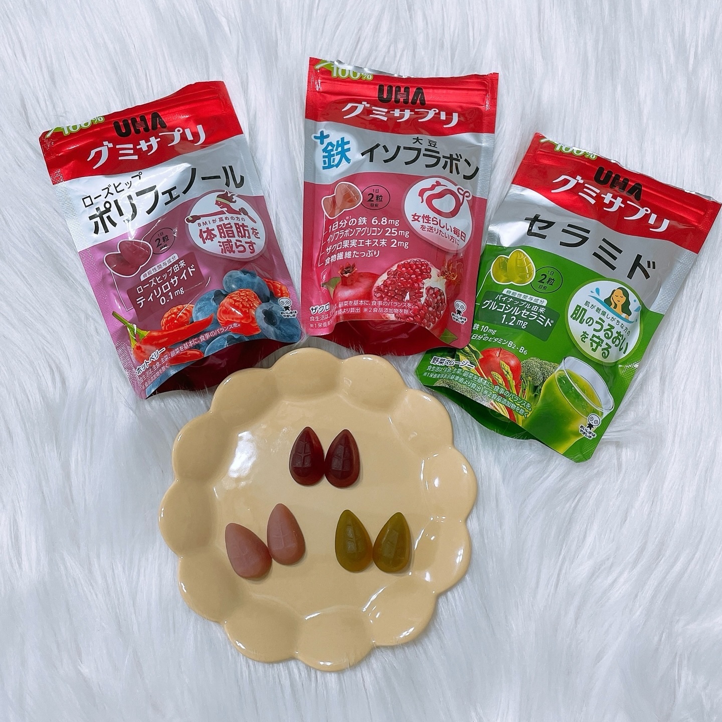 UHAグミサプリ大豆イソフラボン/UHA味覚糖/食品を使ったクチコミ（2枚目）