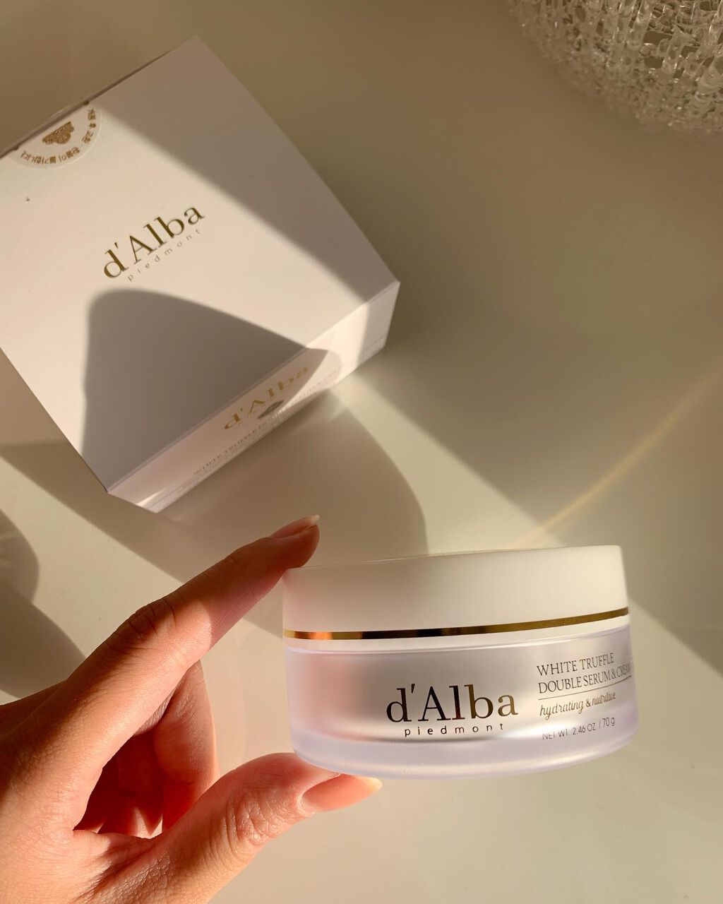 ホワイトトリュフダブルセラムアンドクリーム/ダルバ/フェイスクリームを使ったクチコミ(1枚目)