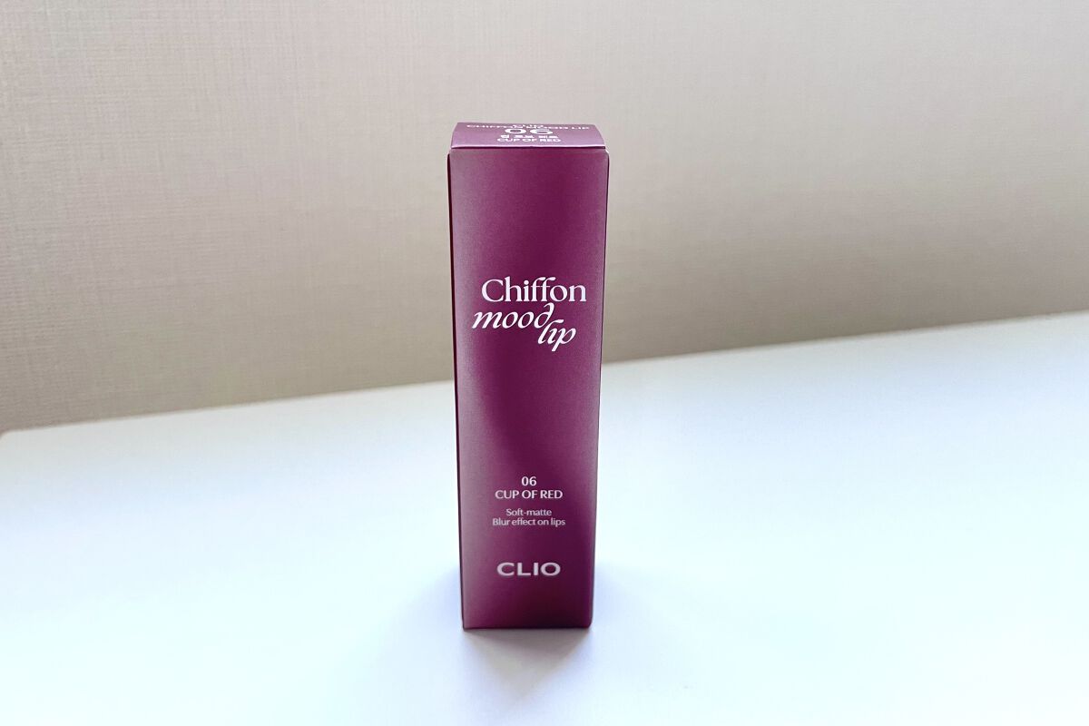 シフォン ムード リップ 06 CUP OF RED/CLIO/口紅を使ったクチコミ（2枚目）