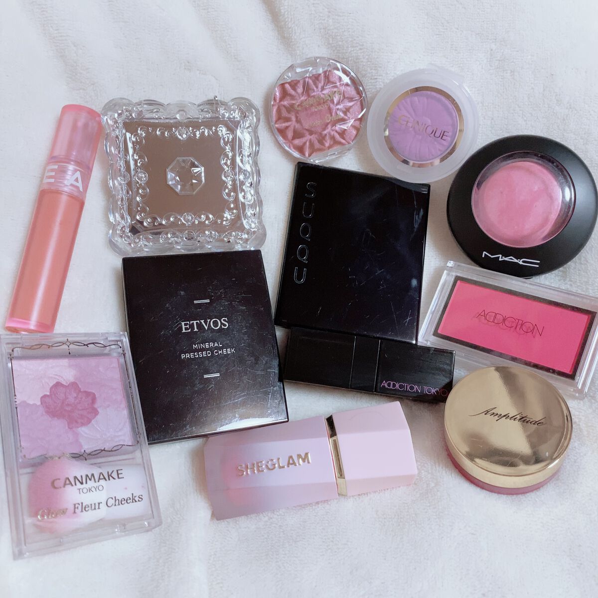 ミネラルプレストチーク/エトヴォス/パウダーチークを使ったクチコミ(2枚目)