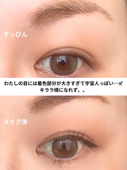 Flurry by colors 1day パールライトブラウン(ぽんぽこたぬき)/Flurry by colors/ワンデー(1DAY)カラコンを使ったクチコミ(2枚目)