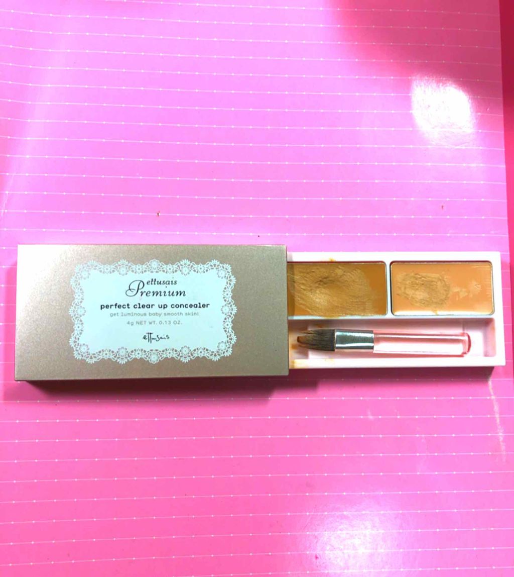 プレミアム パーフェクトクリアコンシーラー/ettusais/パレットコンシーラーを使ったクチコミ(1枚目)