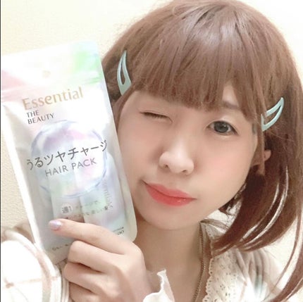 ザビューティ うるツヤチャージヘアパック/エッセンシャル/ヘアマスク・ヘアパックを使ったクチコミ(2枚目)