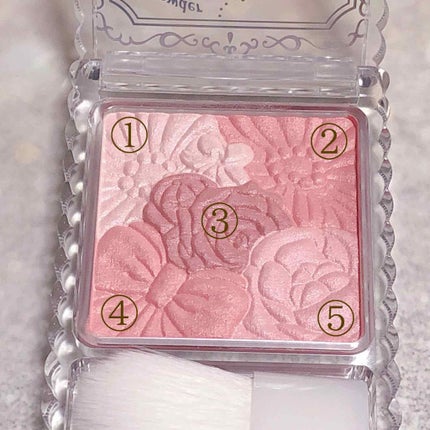 グロウフルールチークス/キャンメイク/パウダーチークを使ったクチコミ(2枚目)