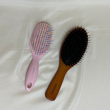 つやつや天然毛のミックスブラシ/マペペ/ヘアブラシを使ったクチコミ(3枚目)