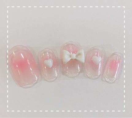 ジェルネイル(ライト対応)/セリア/ジェルネイルを使ったクチコミ(1枚目)